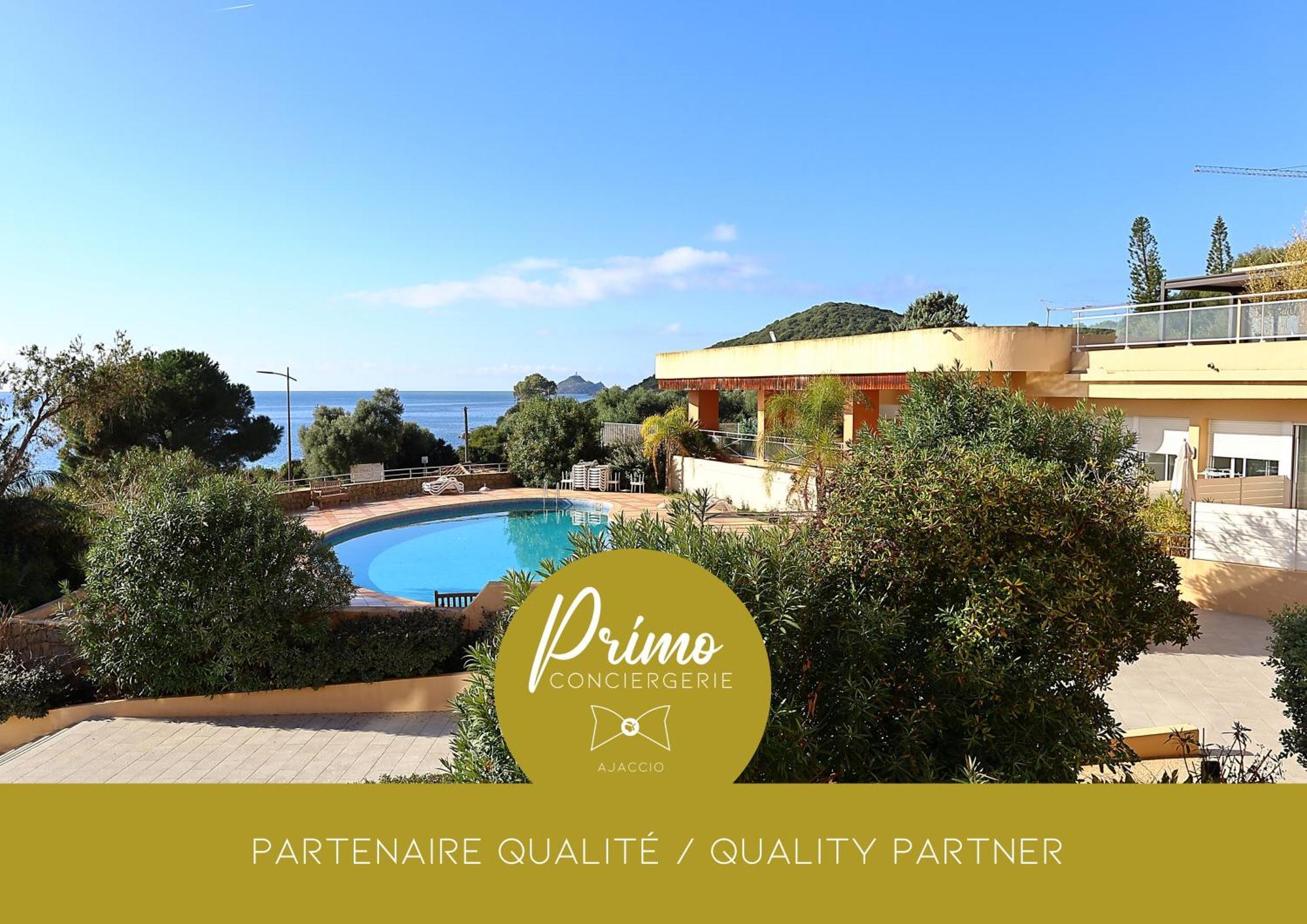 Superbe T2 Vue Mer - Piscine & Plage A 100M Ajaccio  Exterior photo